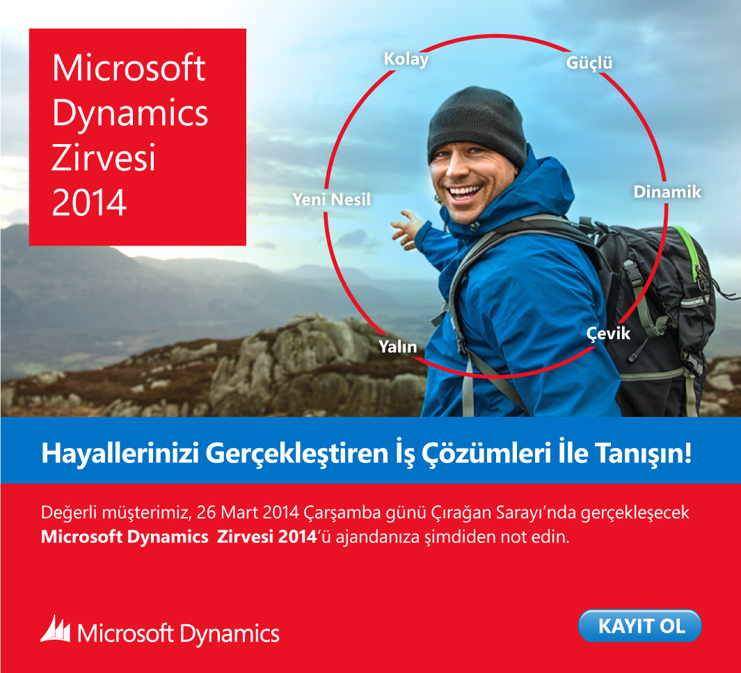 Microsoft Dynamics Zirvesi 2014: Davetlimizsiniz